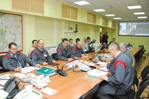 Emergency preparedness exercise at Leningrad NPP